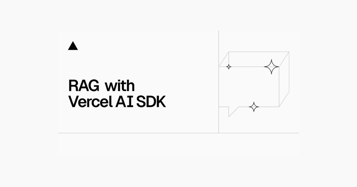 RAG with Vercel AI SDK thumbnail